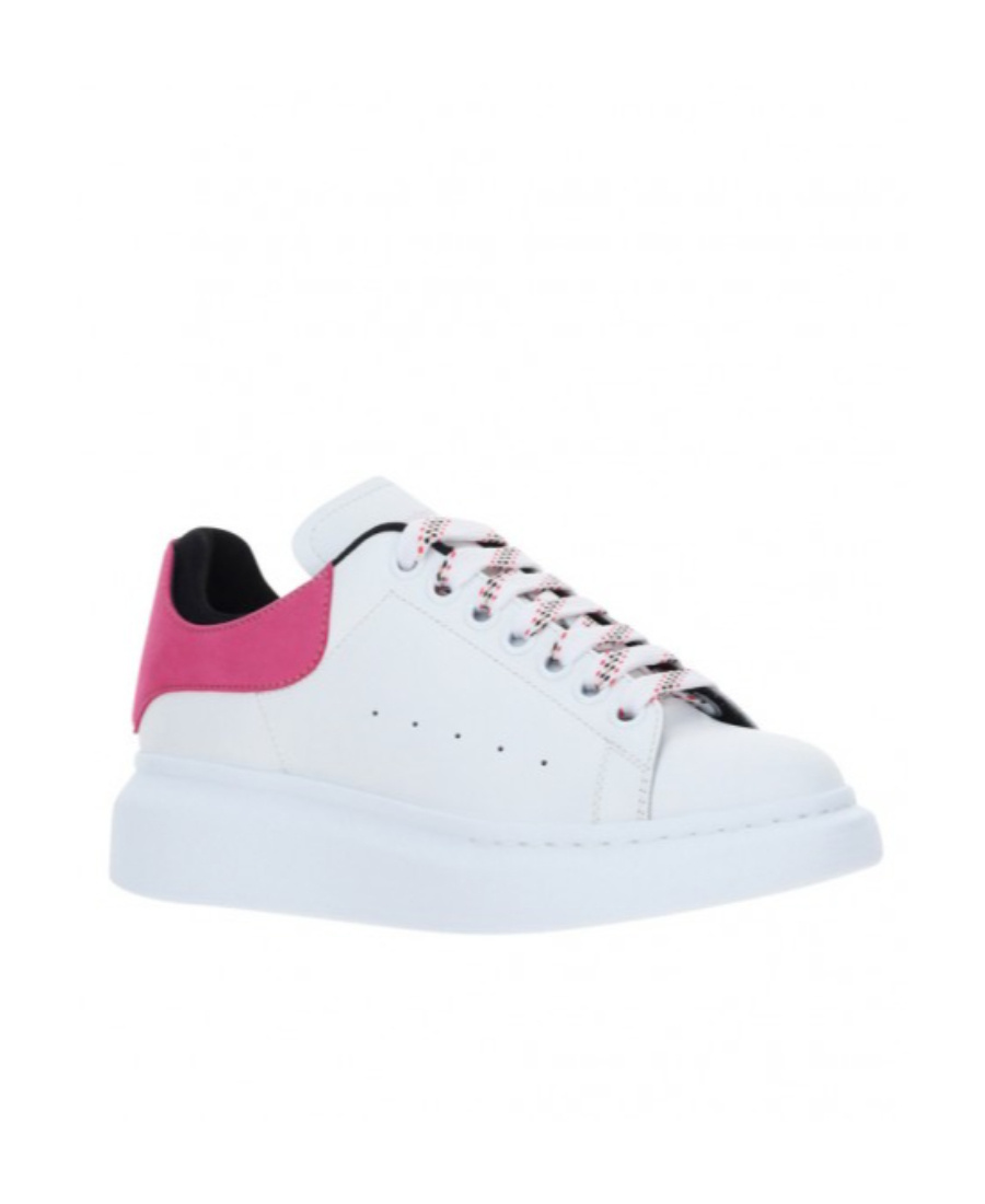 Alexander Mcqueen Oversized Lace-up Leather Sneakers