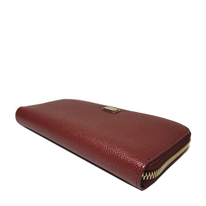 Dolce & Gabbana Logo Details Wallet In Red