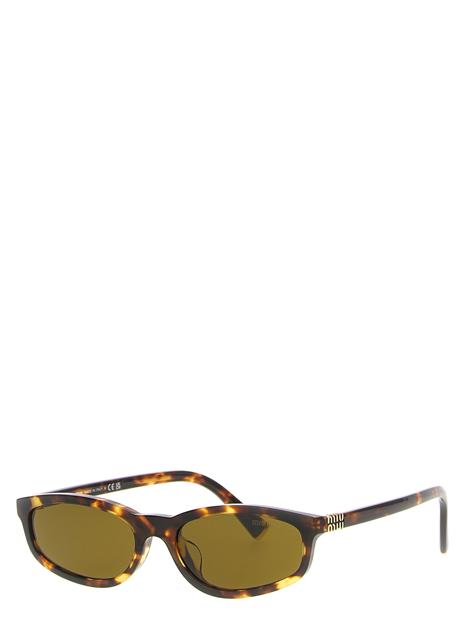 Miu Miu Full Frame Sunglasses In Green