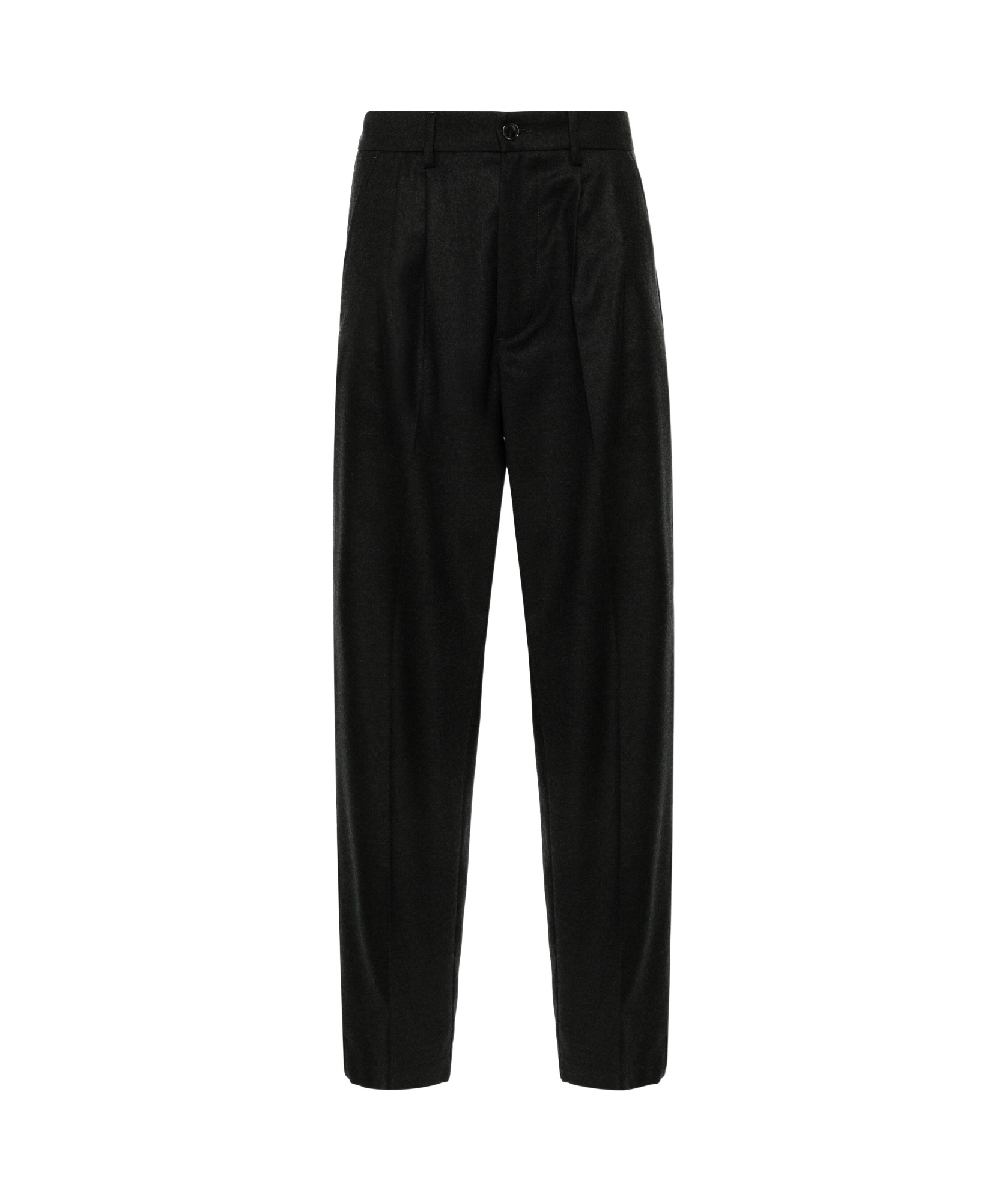 Shop Barena Venezia Belt-loop Casual Pants In Black