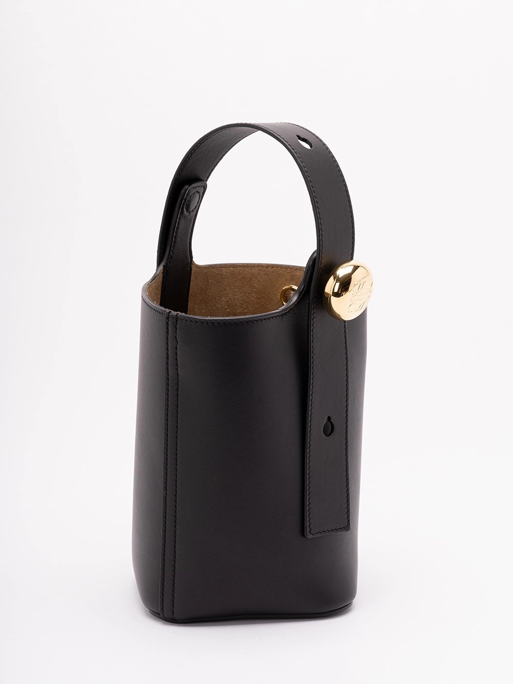 Loewe Pebble Bucket Shoulder Bag In Black