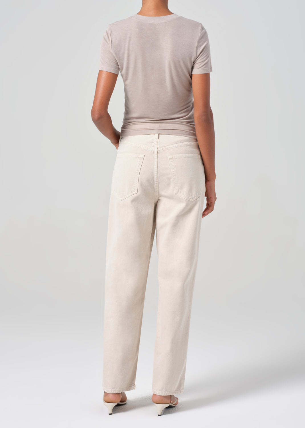 Agolde Straight-leg Jeans In Neutral