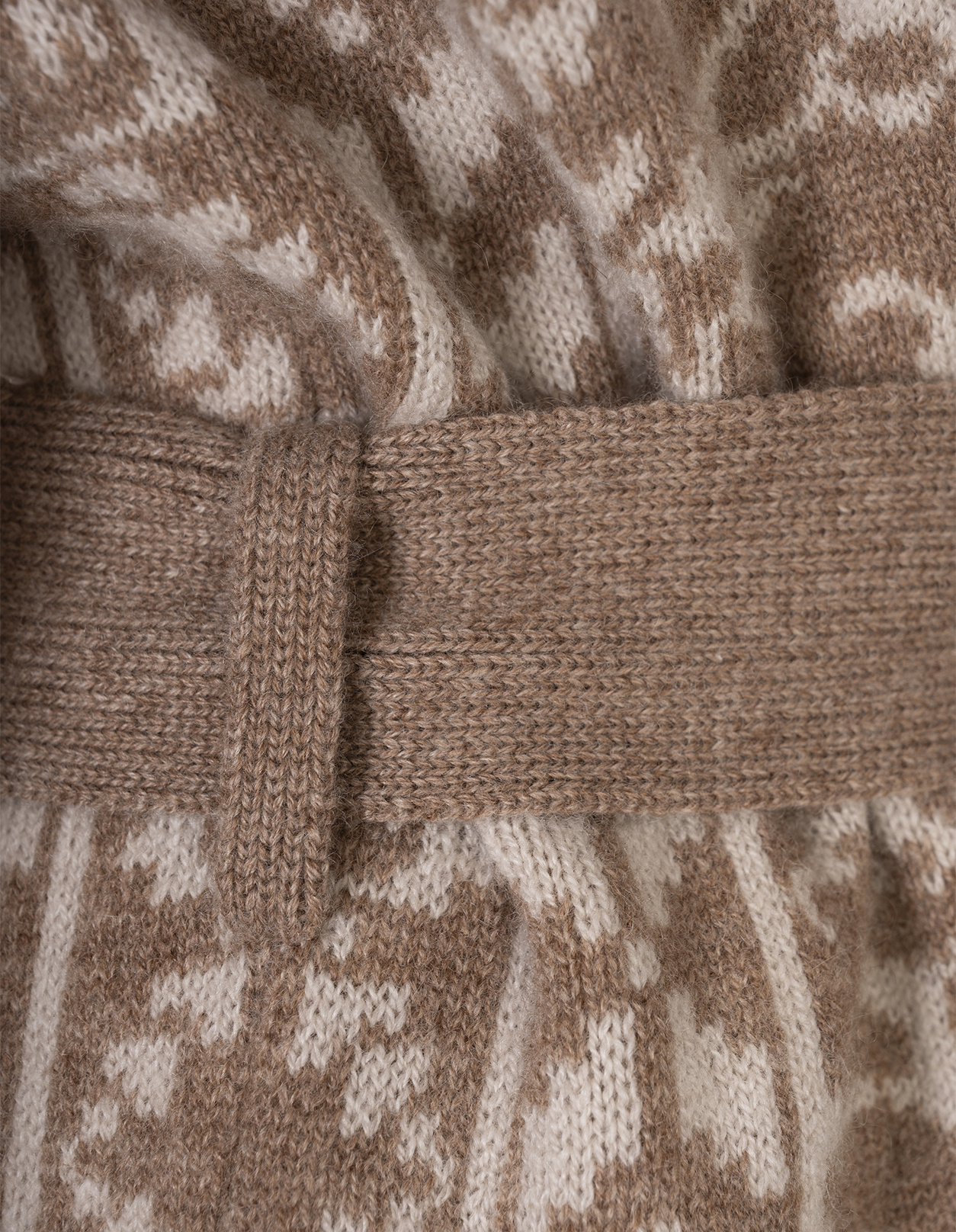 Agnona Long-sleeved Cardigan In Brown