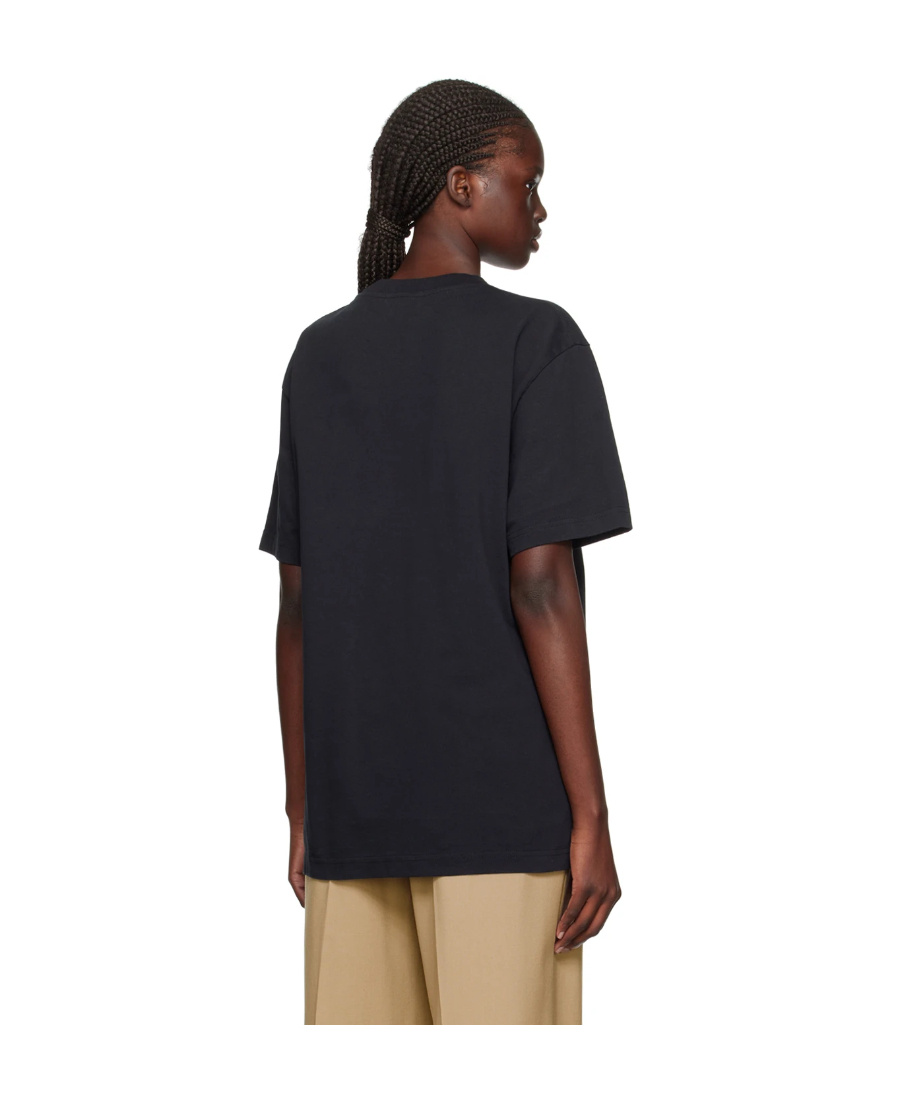 MAISON KITSUNÉ TROPHY PATTERN ROUND COLLAR T-SHIRT 