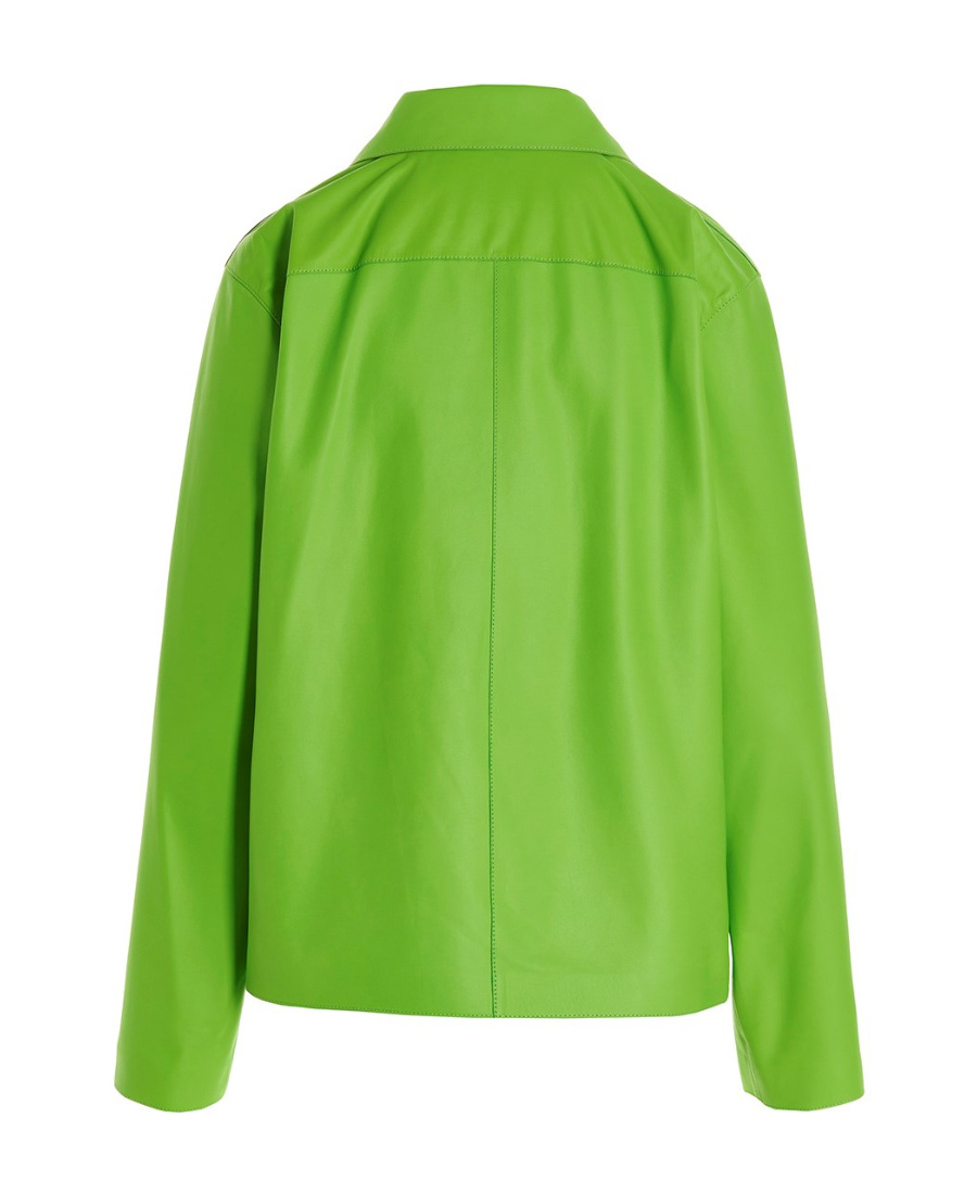 Loewe Anagram Casual Jackets, Parka Green In Green