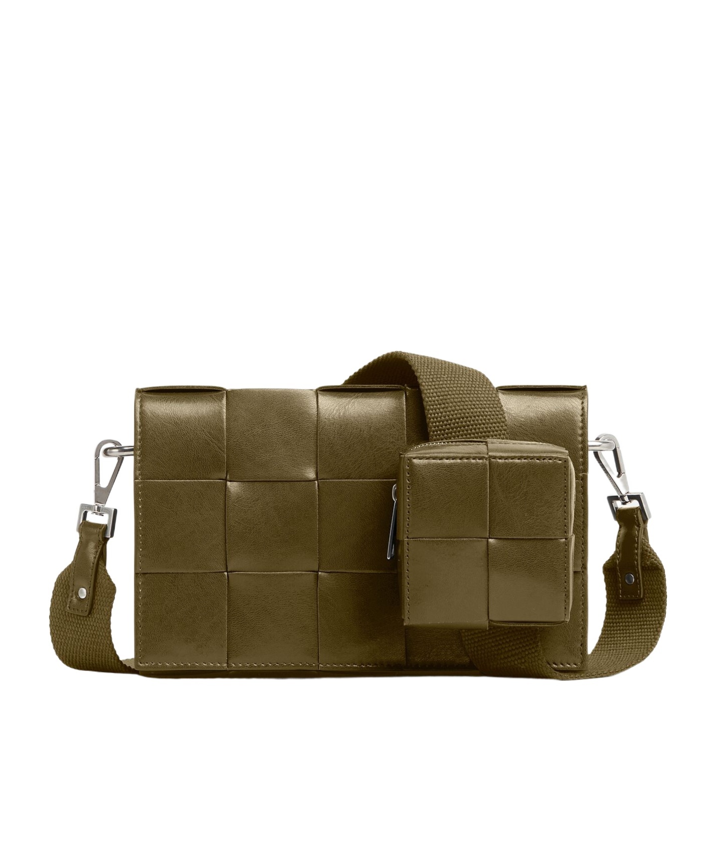 Bottega Veneta Medium Cassette Messenger Bag In Brown