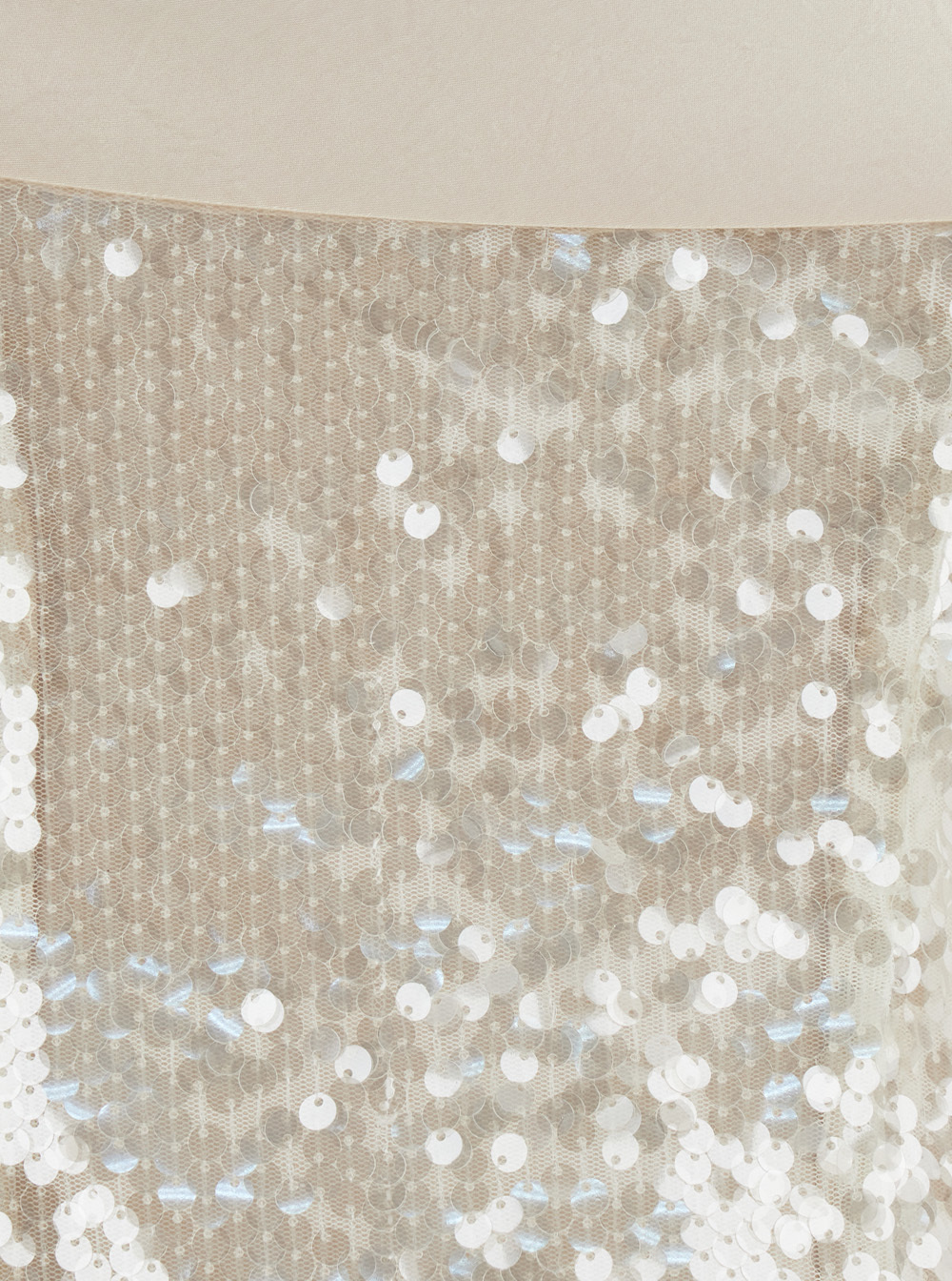 Shop Philosophy Di Lorenzo Serafini Paillettes Sheath Mini Dress In White