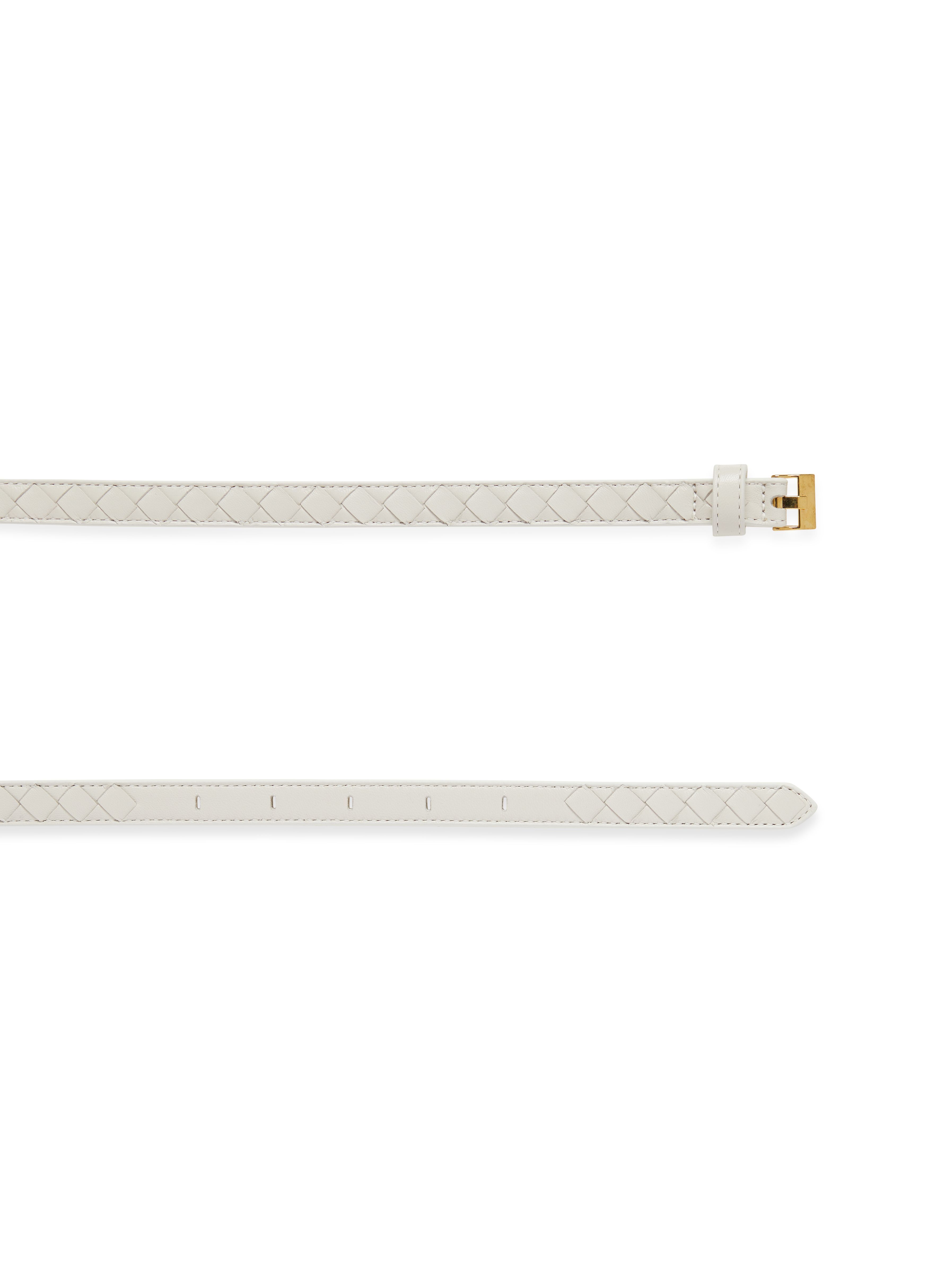 Bottega Veneta Adjustable Waist Belt In White