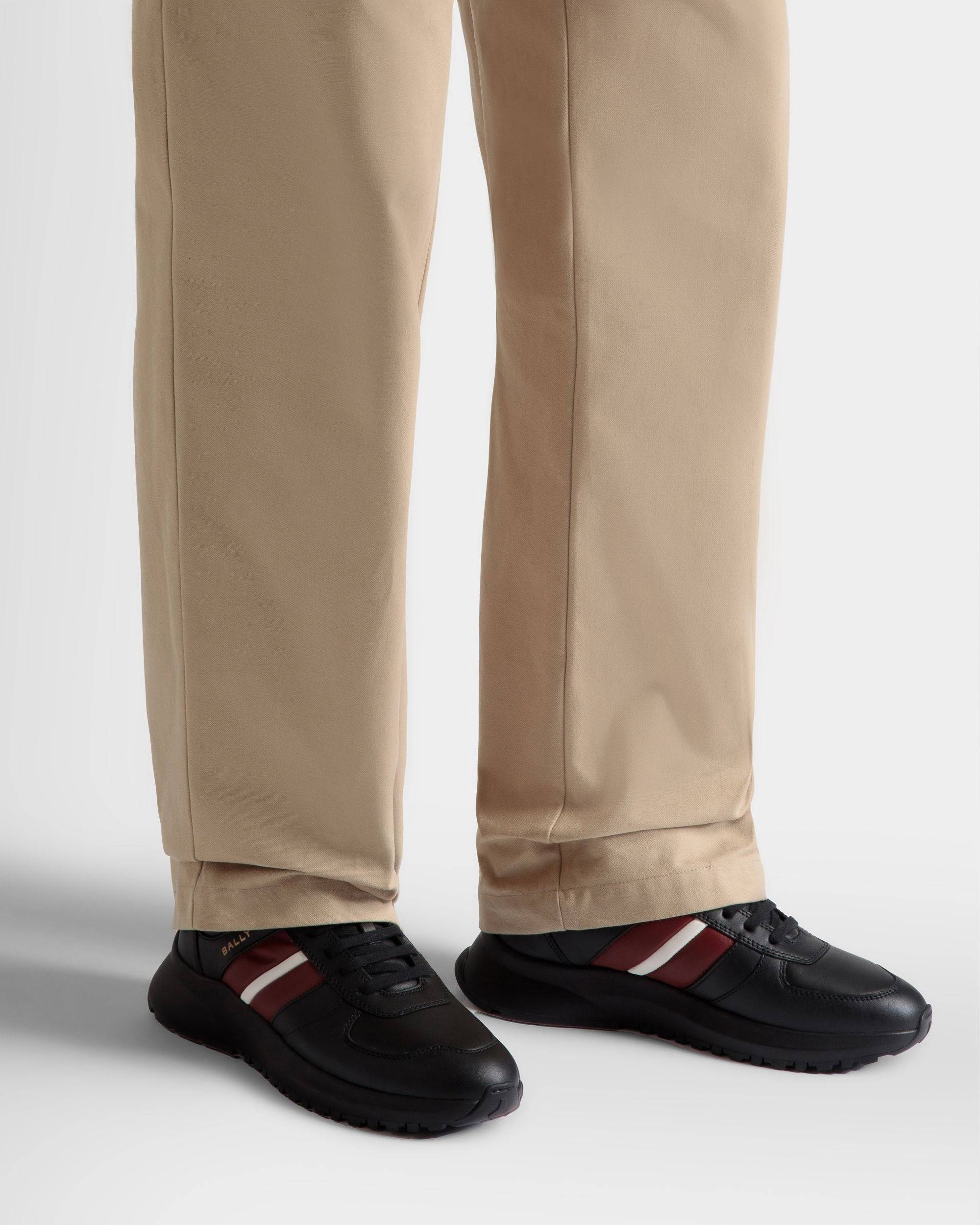Bally Tie Casual Shoes And Sports Shoes In Black