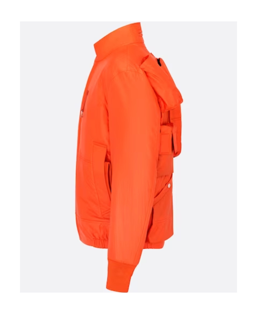 Dior Multi-pocket Jacket In Orange