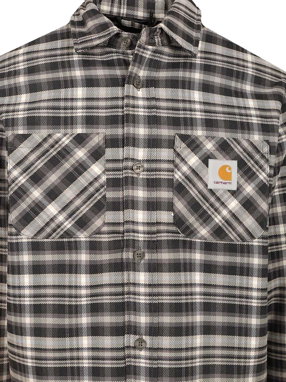 Carhartt Cronyn Shirt Jac Cotton/polyester Twill Jackets Multicolor In Black