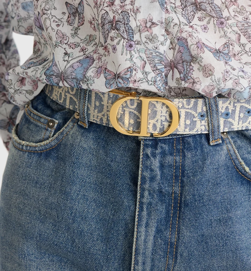 Dior Double-sided Belt 30 Montaigne
