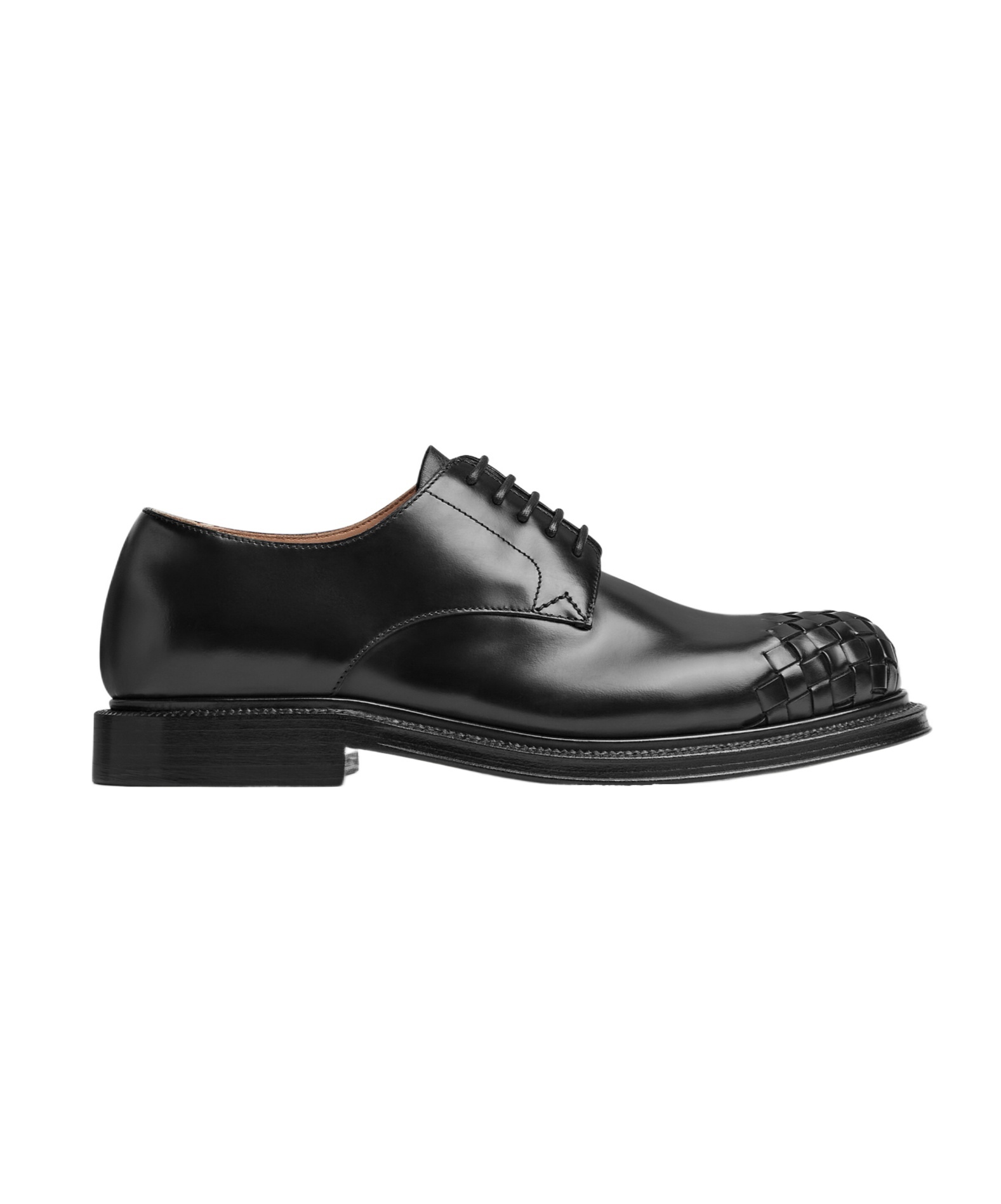 Bottega Veneta James Lace-up Shoe In Black