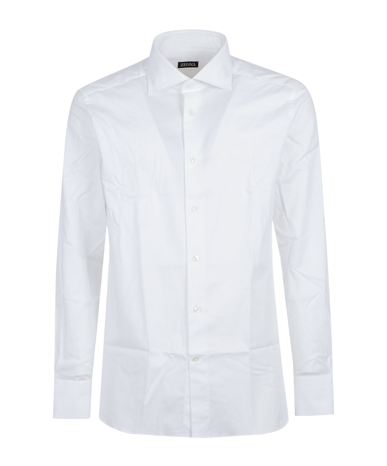 Zegna Lux Tailoring Long Sleeve Shirt In White