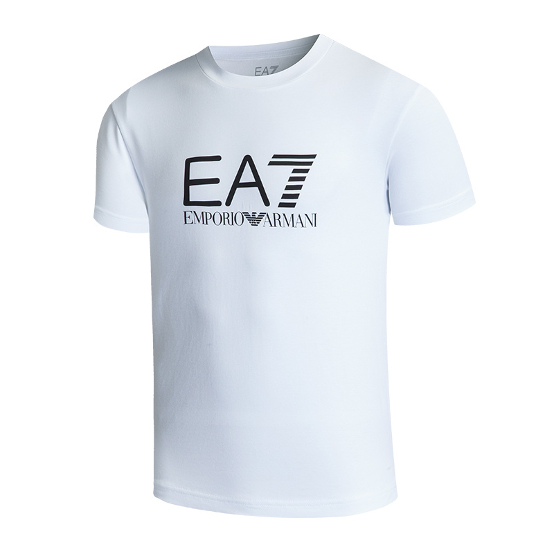 EA7 PRINTED T-SHIRT WITH ROUND NECK