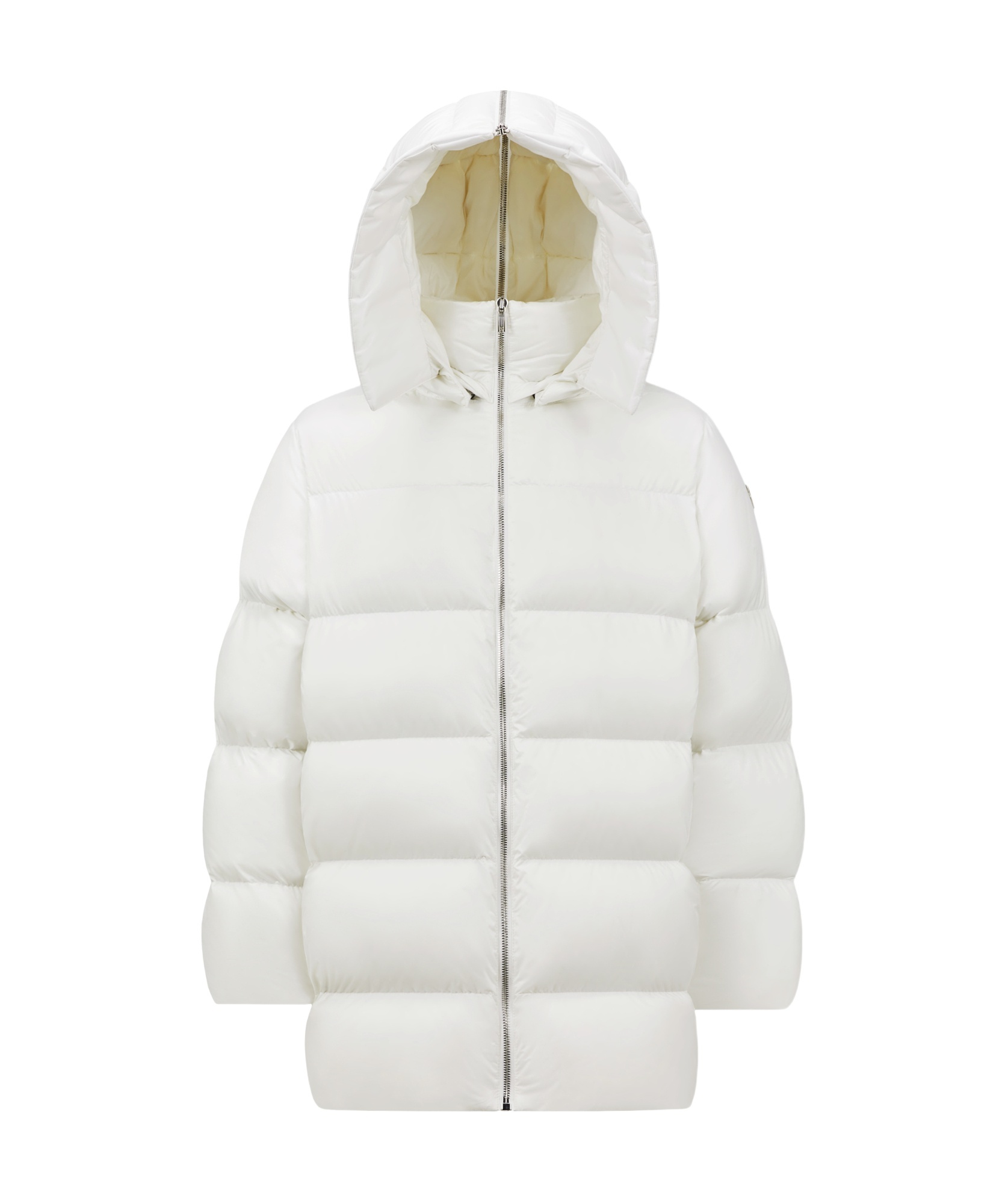 Moncler X Rick Owens Cyclopic Coat In White