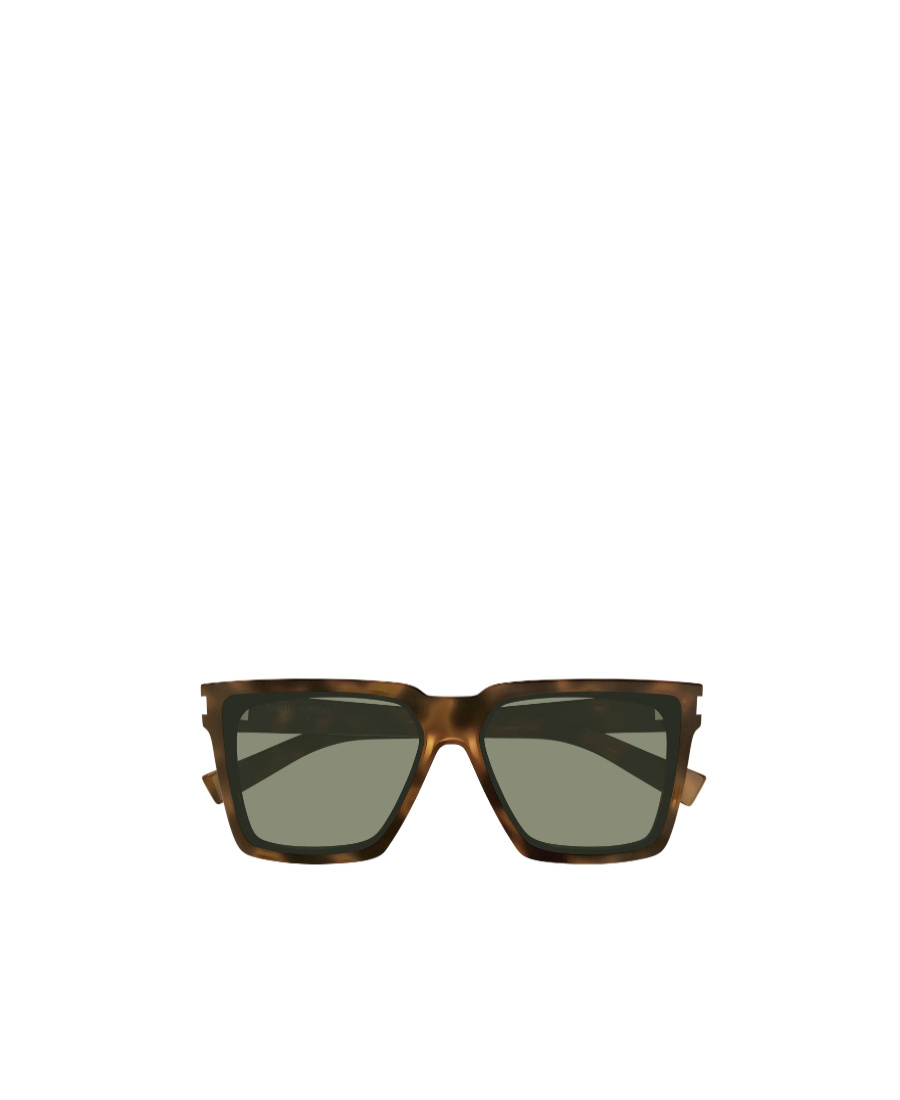 Saint Laurent Wellington Tortoiseshell Sunglasses In Gray
