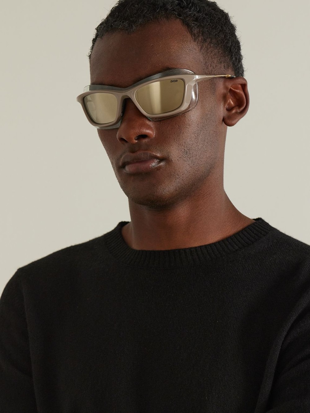 Dior Logo Sunglasses In Nude