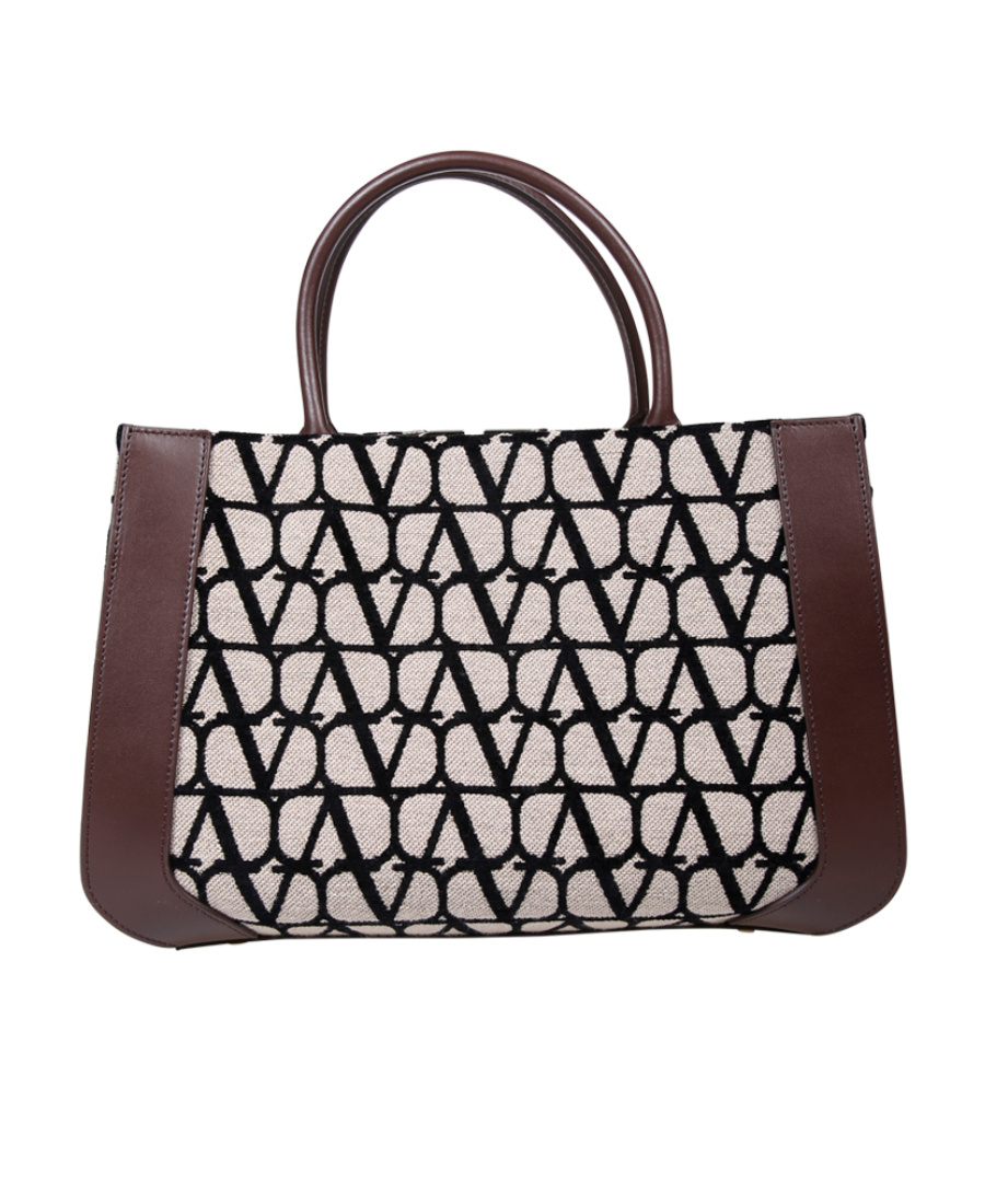 Valentino Toile Iconographe Tote Bag In Black