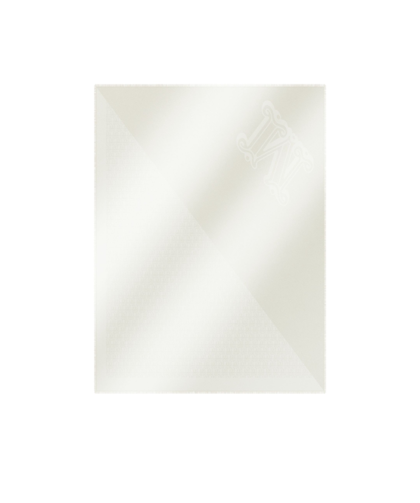 Max Mara Square Scarf In White