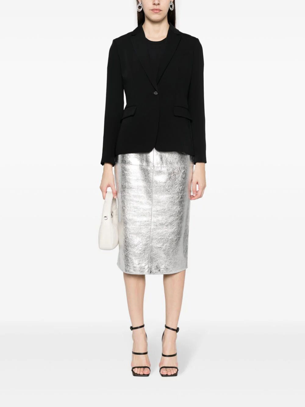 P.a.r.o.s.h Single-breasted Tailored Blazer In Black