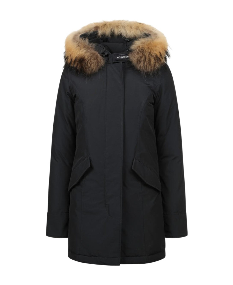 Woolrich Arctic Raccoon Parka Clothing In Black