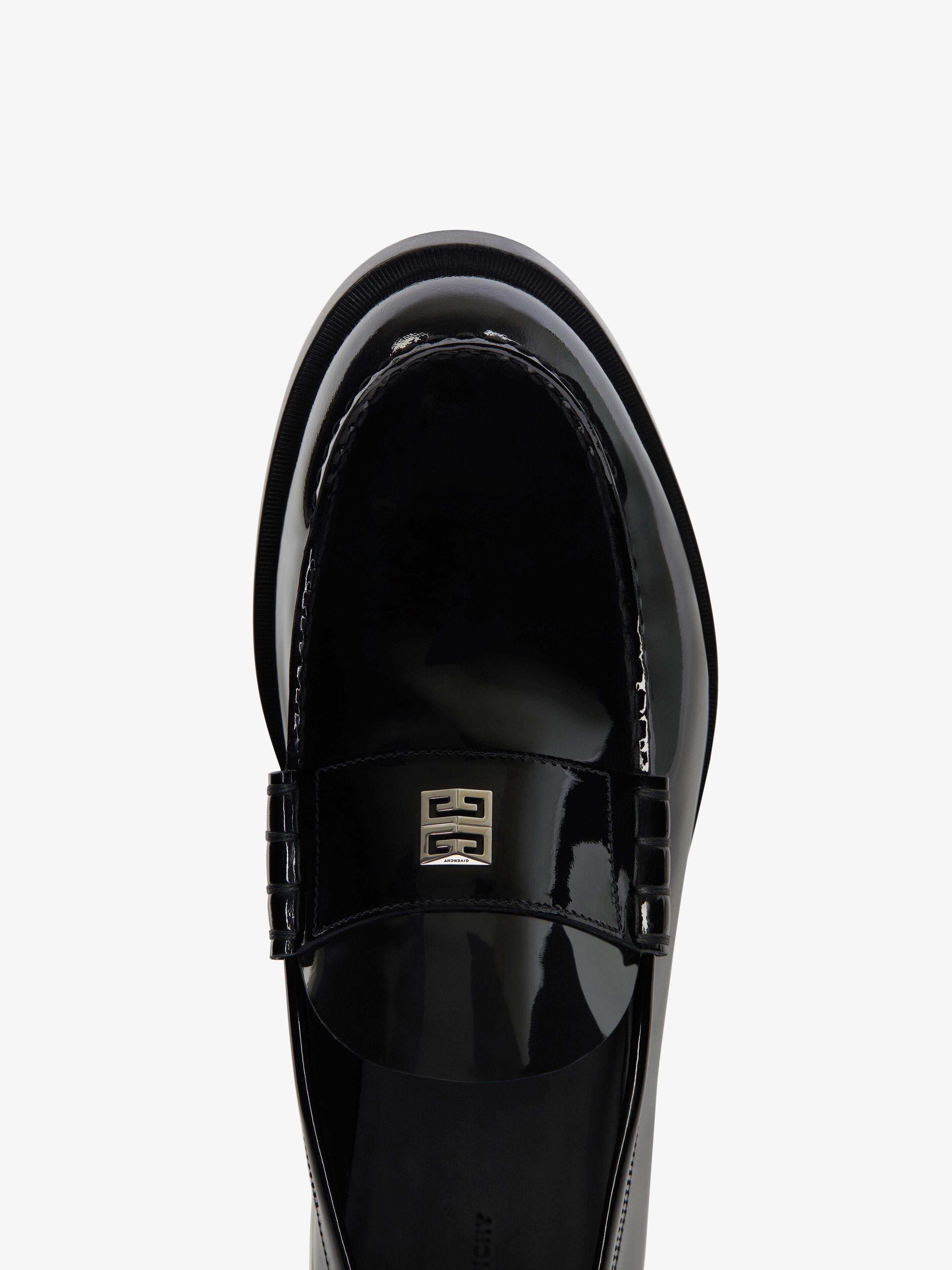 Givenchy Classic Leather Mr. G Loafers In Black