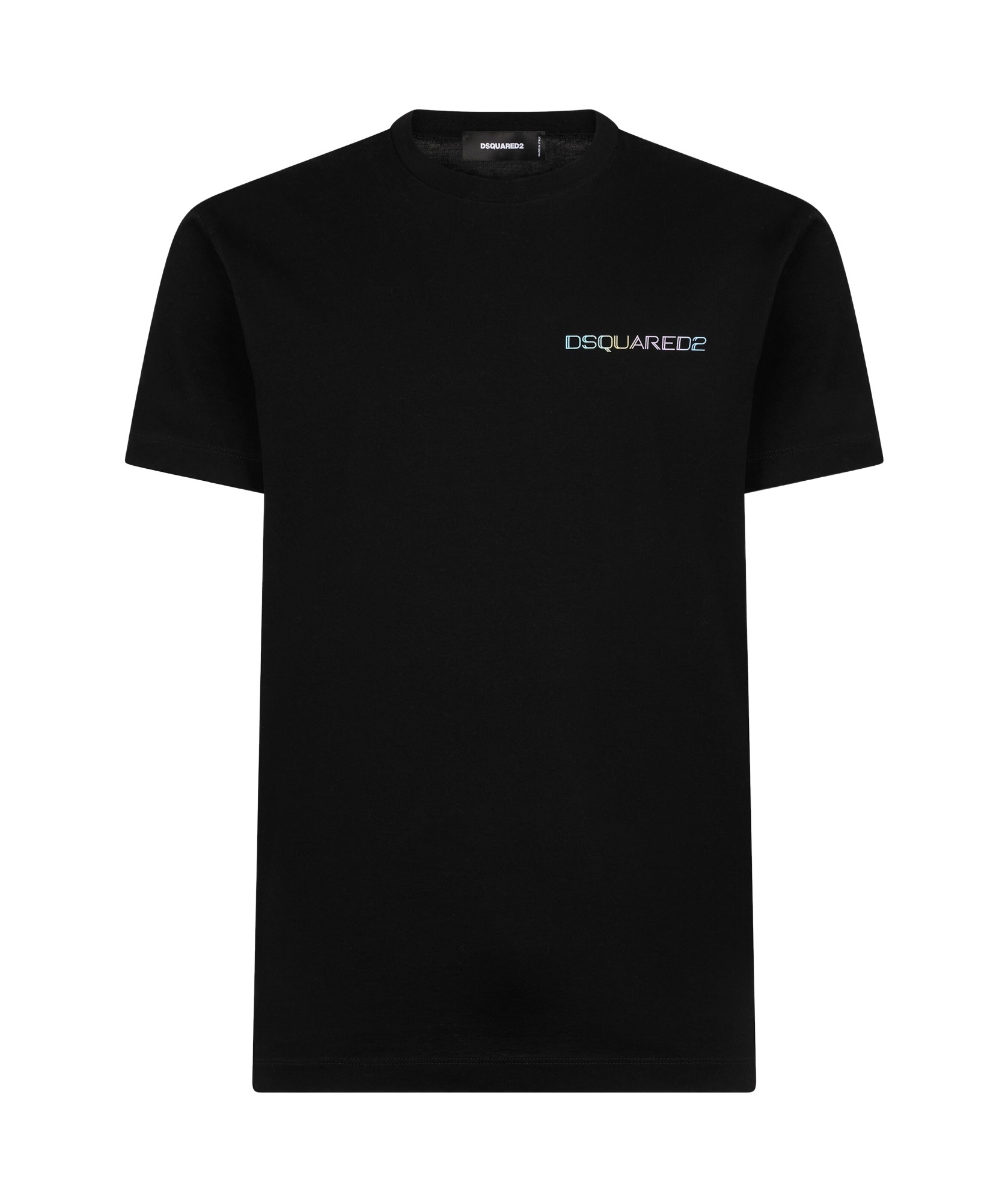 Dsquared2 Palm Beach Printed Cotton T-shirt In Black