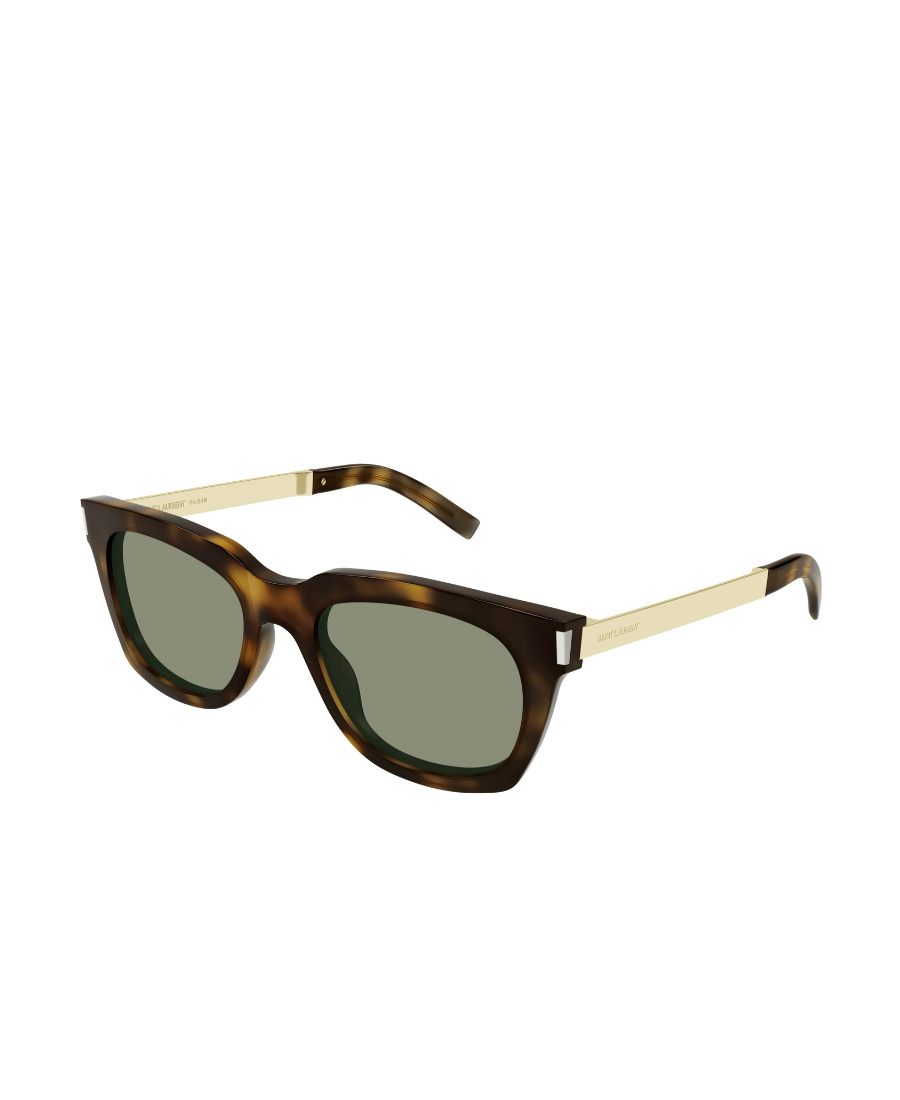 Saint Laurent Sl 582 Square-frame Sunglasses In Gray