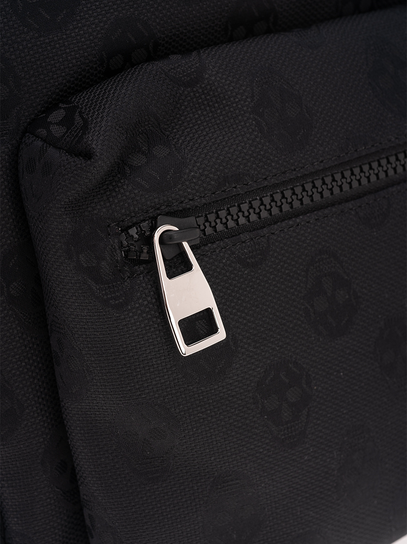ALEXANDER MCQUEEN ZIP-AROUND SKULL BACKPACK