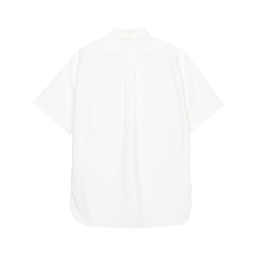 Nanamica Logo-embroidered Short-sleeved Shirt In White