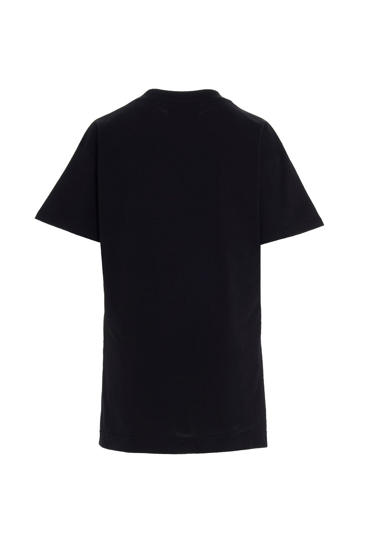 Moschino Teddy Bear Beaded T-shirt Dress In Black