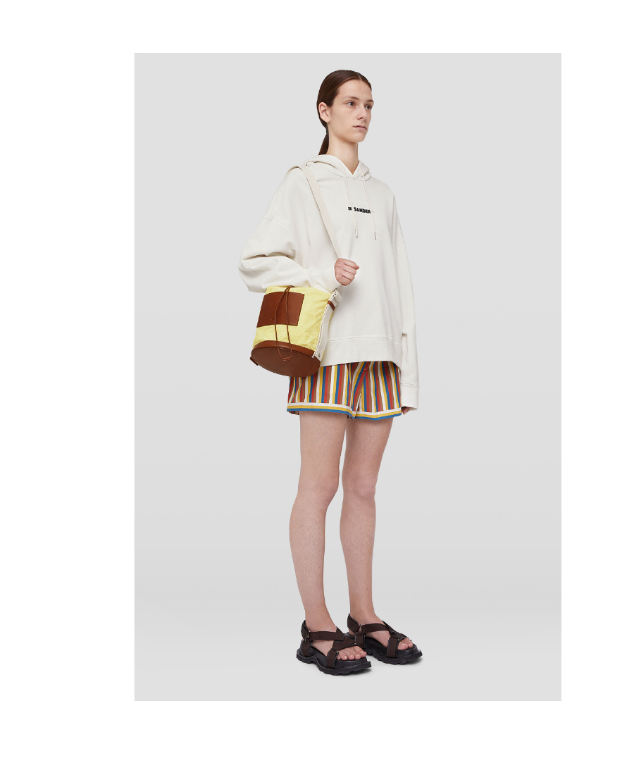 Shop Jil Sander Logo-print Hoodie In White