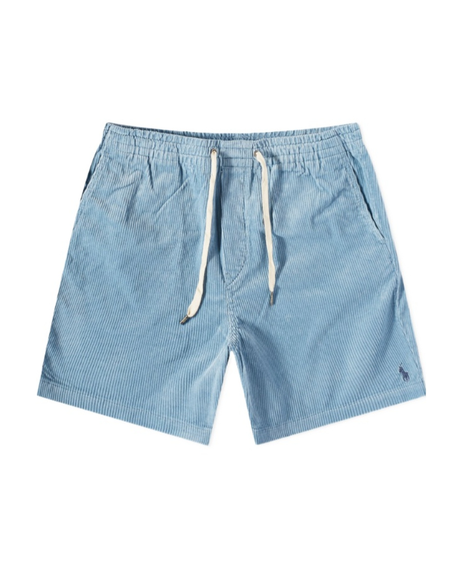 Polo Ralph Lauren Corduroy Drawstring Shorts In White