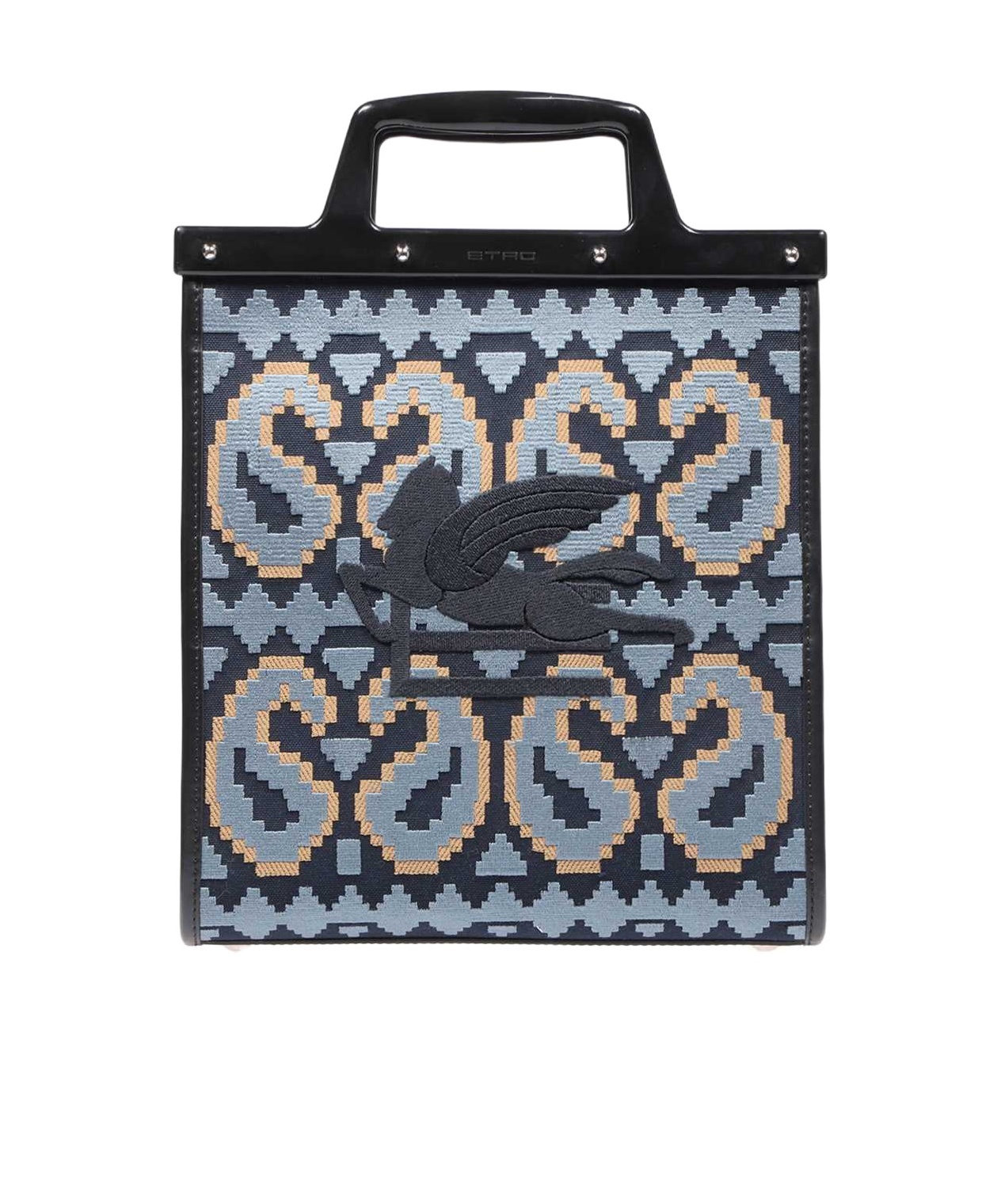 Etro Medium Love Trotter Tote Bag In Black