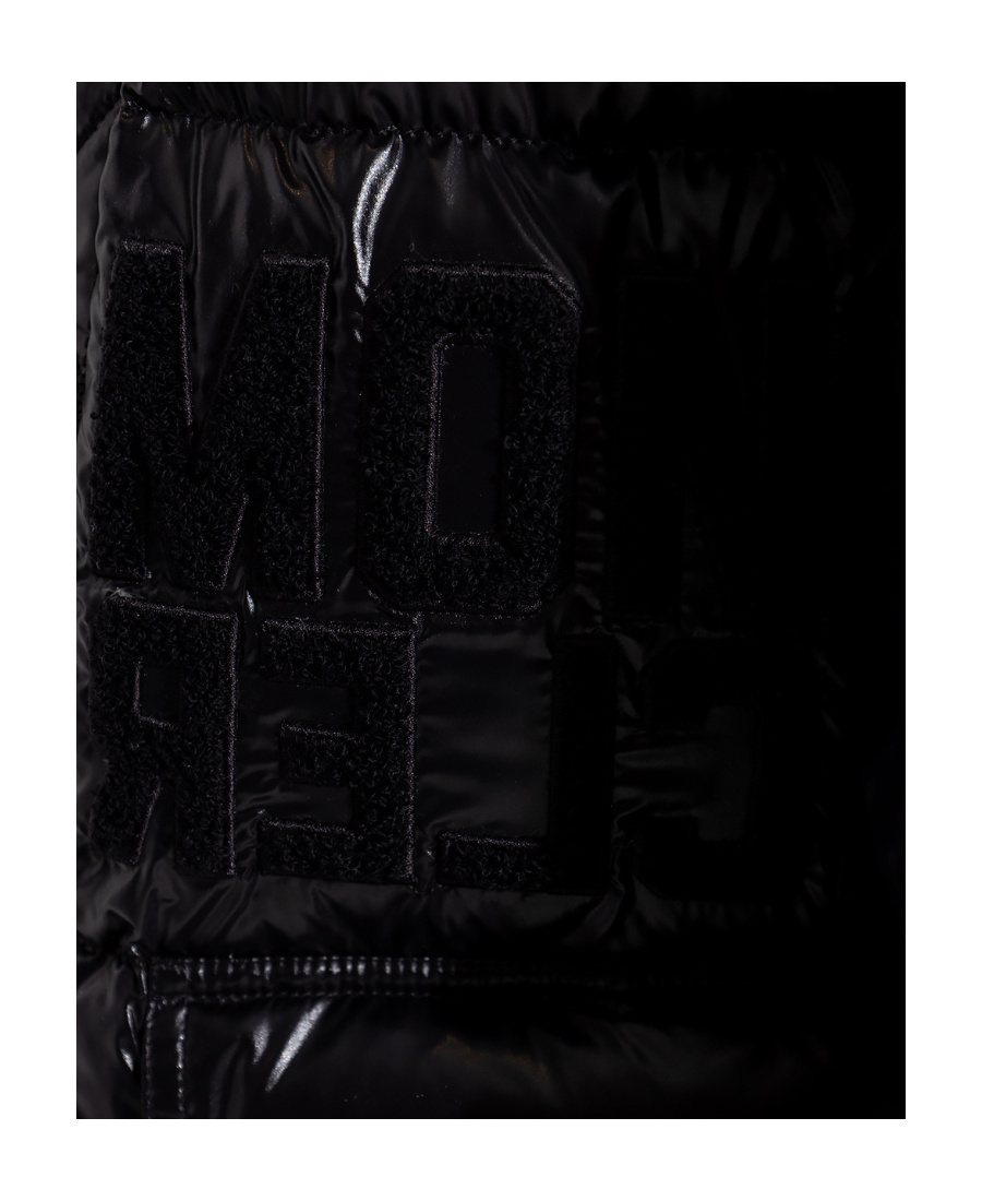 Moncler High-neck Puffer Jacket In Black