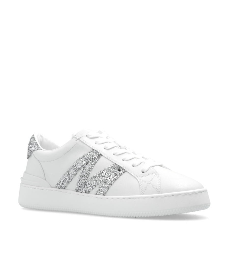 Moncler Monaco Bicolor Low-top Sneakers In White