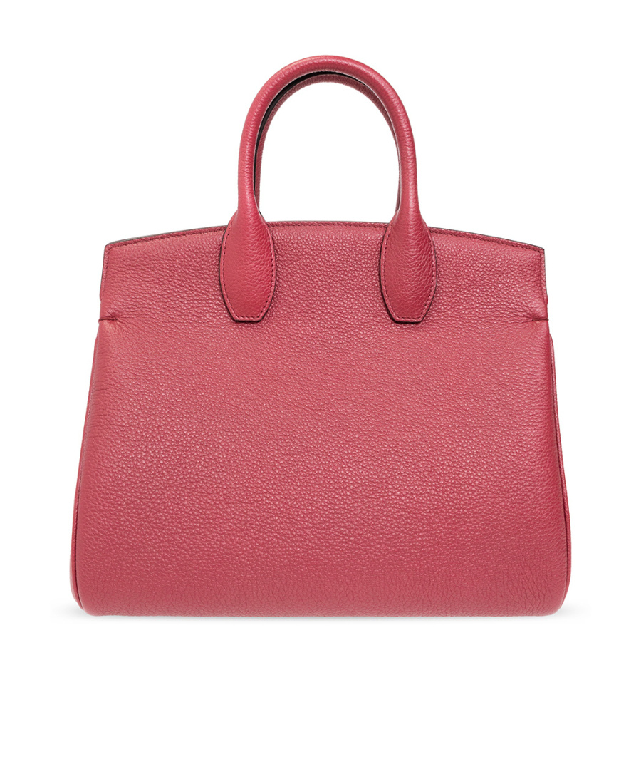 Ferragamo The Studio Leather Tote Bag In Pink