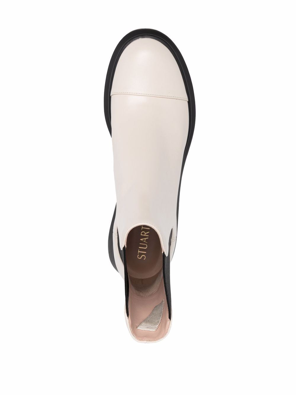 Stuart Weitzman Norah Elasticated Side-panel Boots In Nude