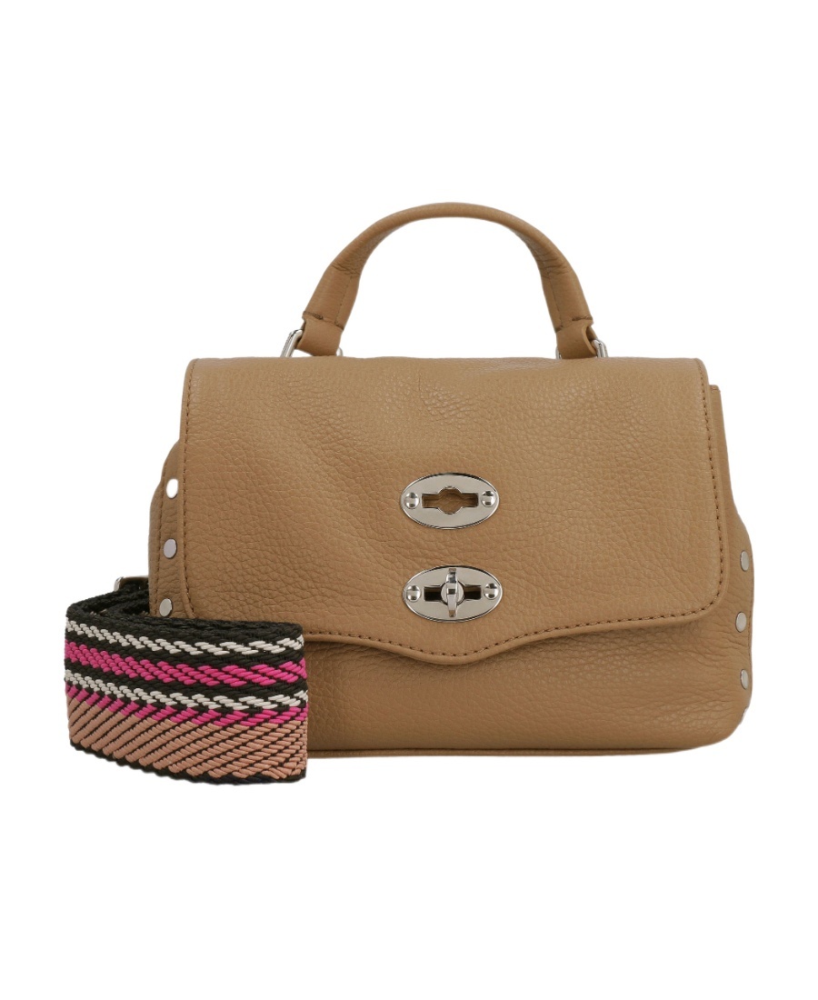 Zanellato Mini Postina Foldover-top Tote Bag In Brown