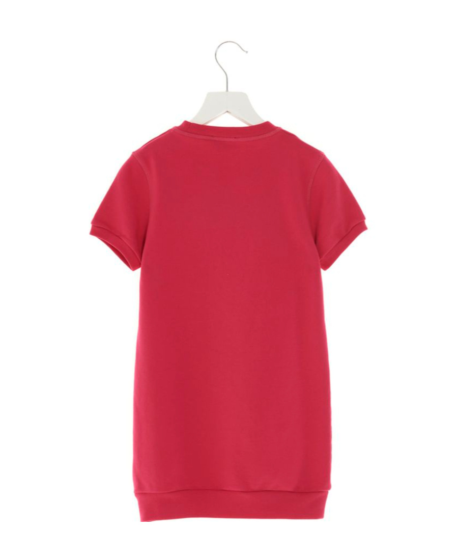 Dsquared2 Teen Logo-print Short-sleeve T-shirt Dress In Red