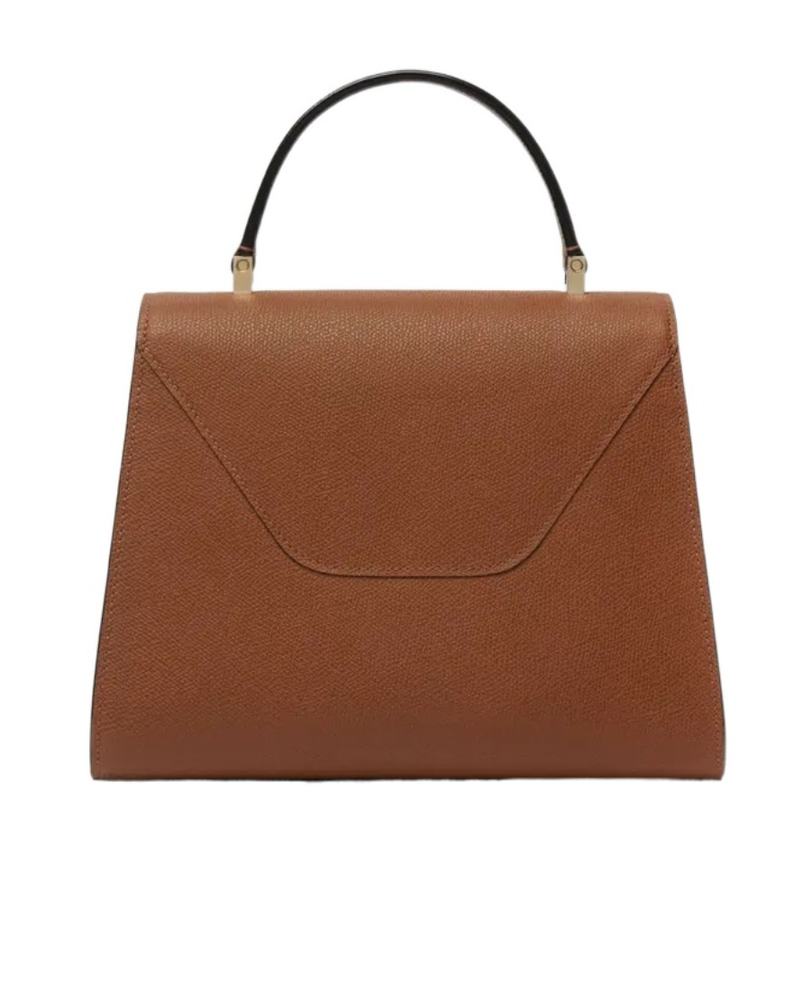 Valextra Medium Iside Flip Shoulder Bag In Brown