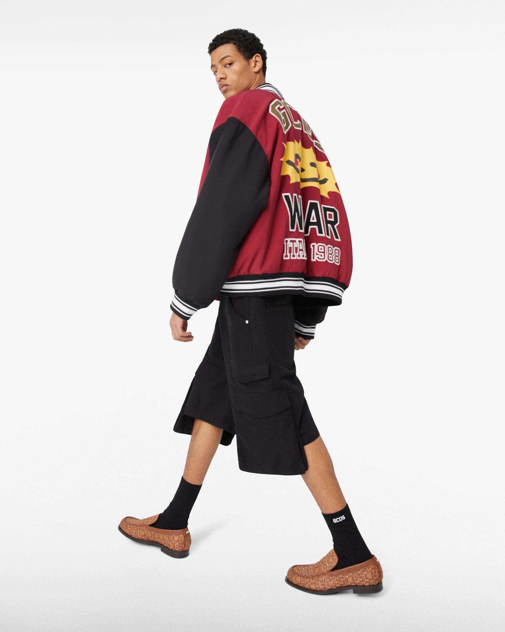 Gcds Sunny Varsity Bomber In Red