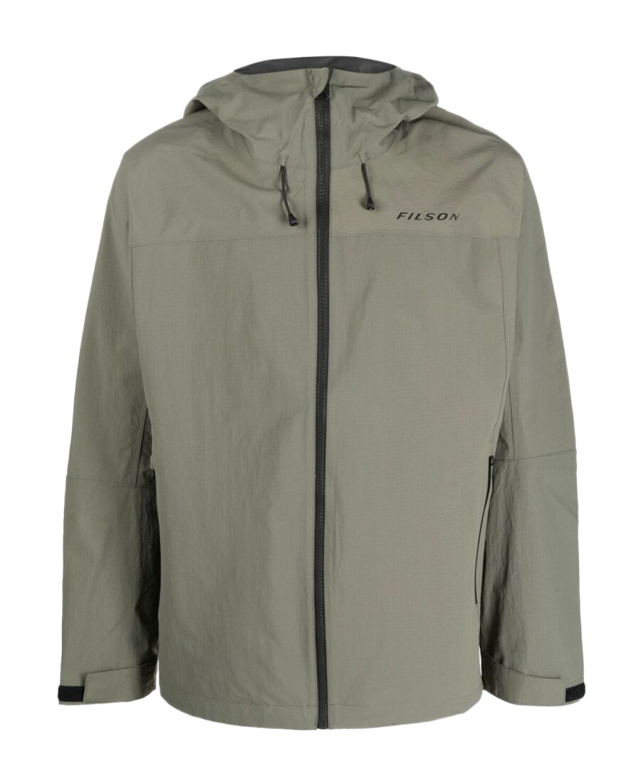 Filson Swiftwater Zipped Hooded Jacket In Green