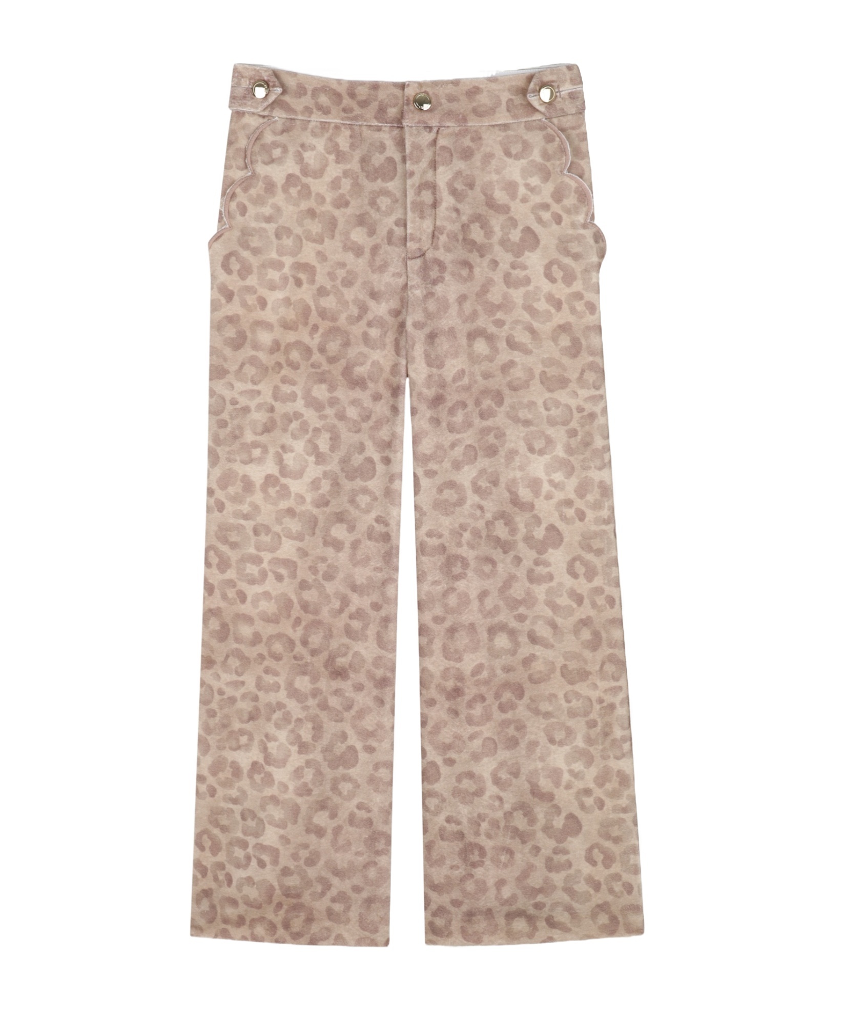 Chloé Leopard-print Trousers In Brown