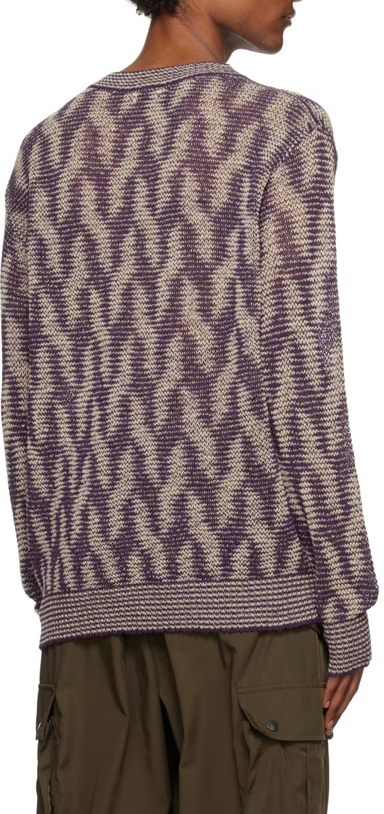 Dries Van Noten Long-sleeved Sweater In Multicolor