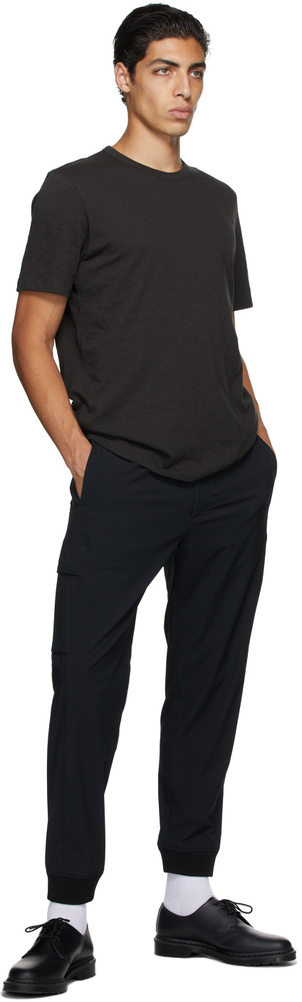 Theory T-shirt With Round Neck In Black