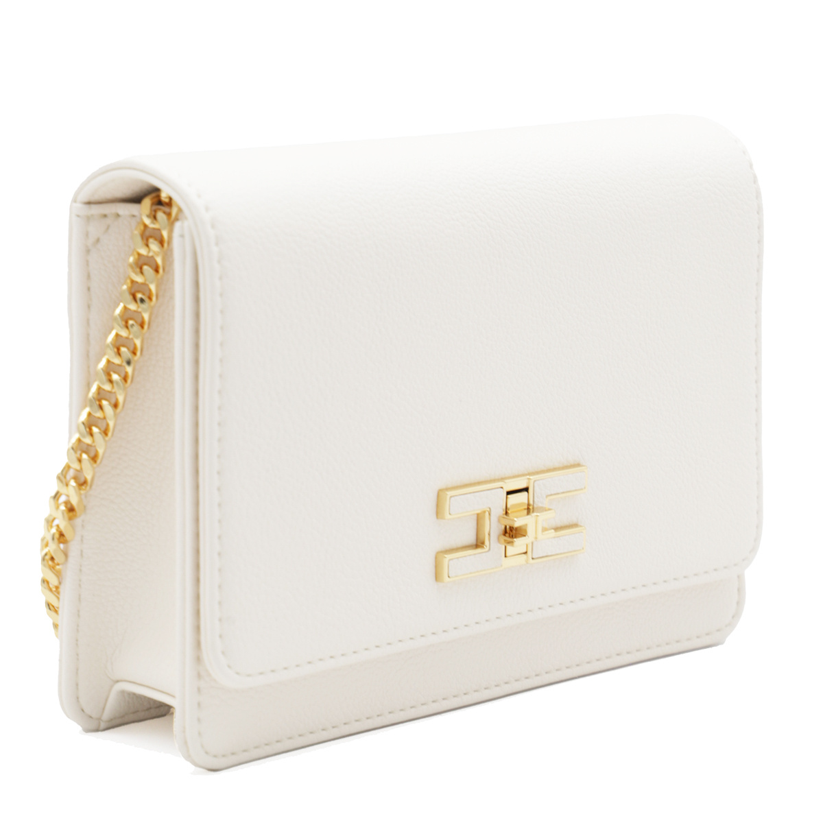 ELISABETTA FRANCHI LOGO-PLAQUE CROSSBODY BAG