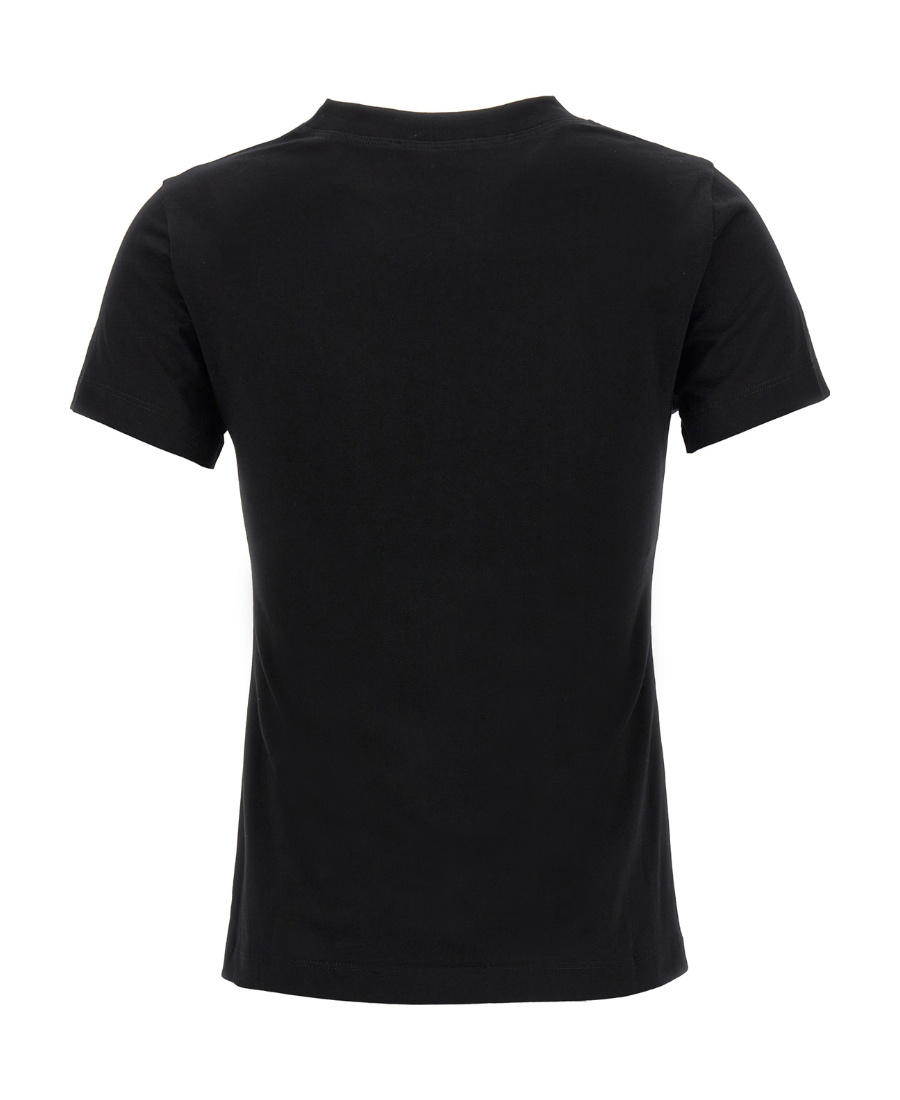 Moschino Jeans Logo Printed Crewneck T-shirt In Black