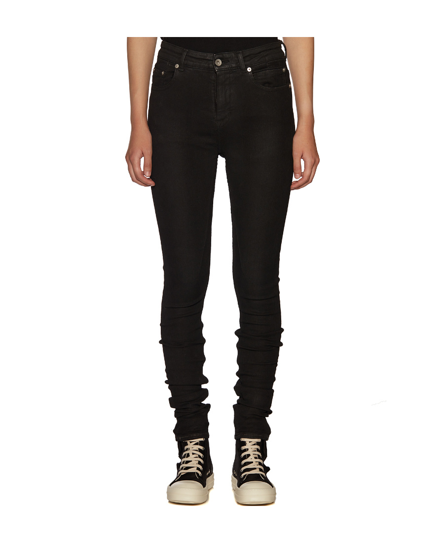 Rick Owens Drkshdw Tight Jeans In Black